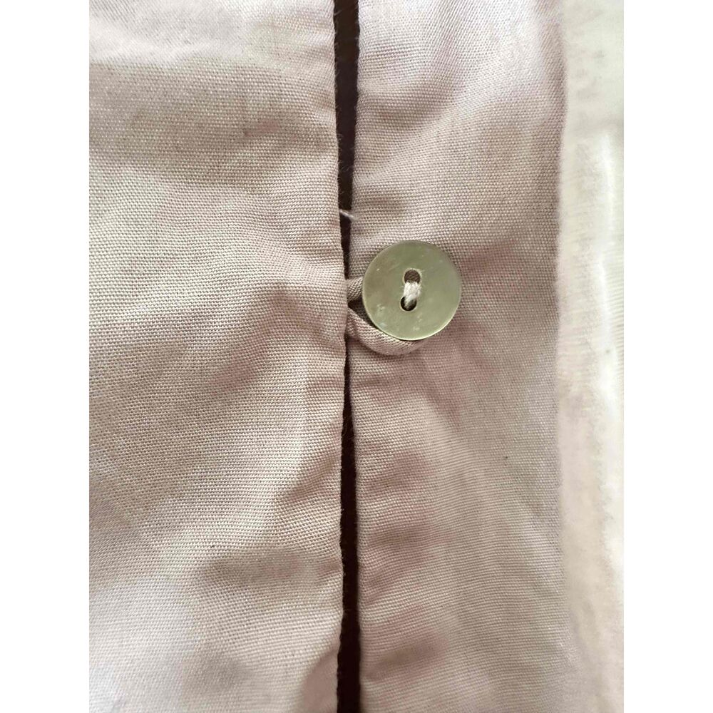 Free People Blouse Womens Size Small Dusty Rose Long Tie Bell Sleeve Button Back - Picture 9 of 12